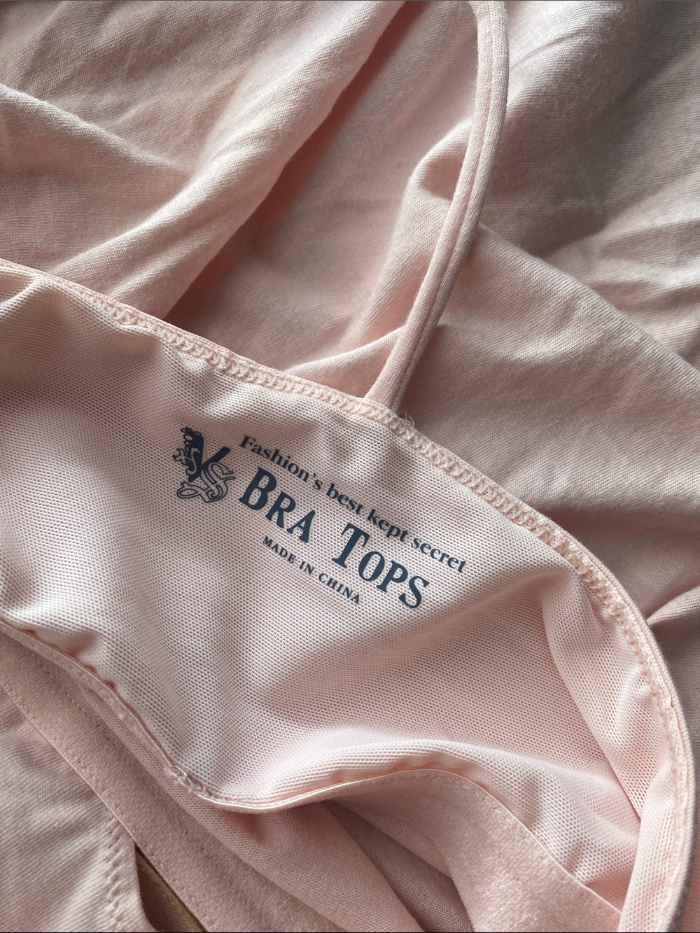 Light Pink Embroidered Halter Tank Top - Picture 6 of 7